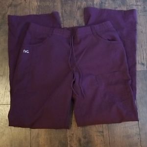 NrG Plum purple scrub pants